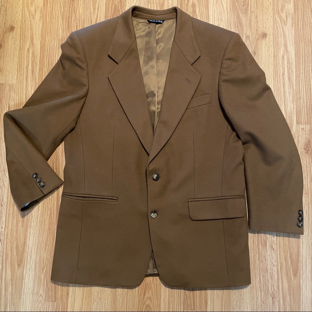 Vito Rufolo Lanifico Del Casentino Suit Coat Jacket 40RE Wool Cashmere Italy